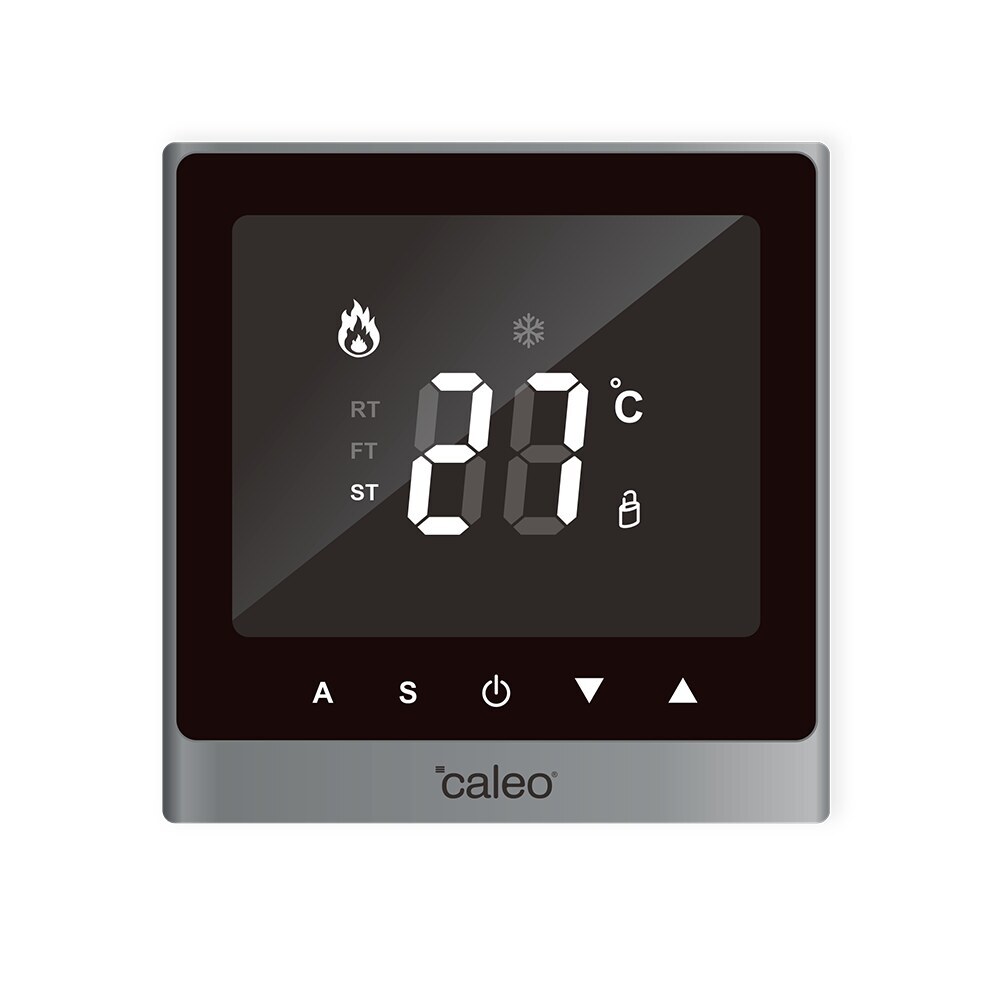 Терморегулятор цифровой для теплого пола Caleo С732 серебро терморегулятор для теплого пола caleo c732 цифровой цвет серебристый