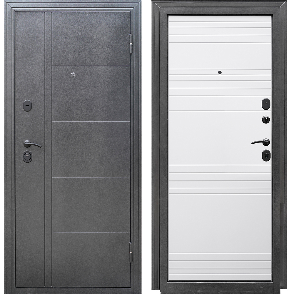 Дверь входная Форпост Олимп правая антик серебро - белый софт 860х2050 мм дверь входная прораб правая антик серебро дуб белый 860х2050 мм