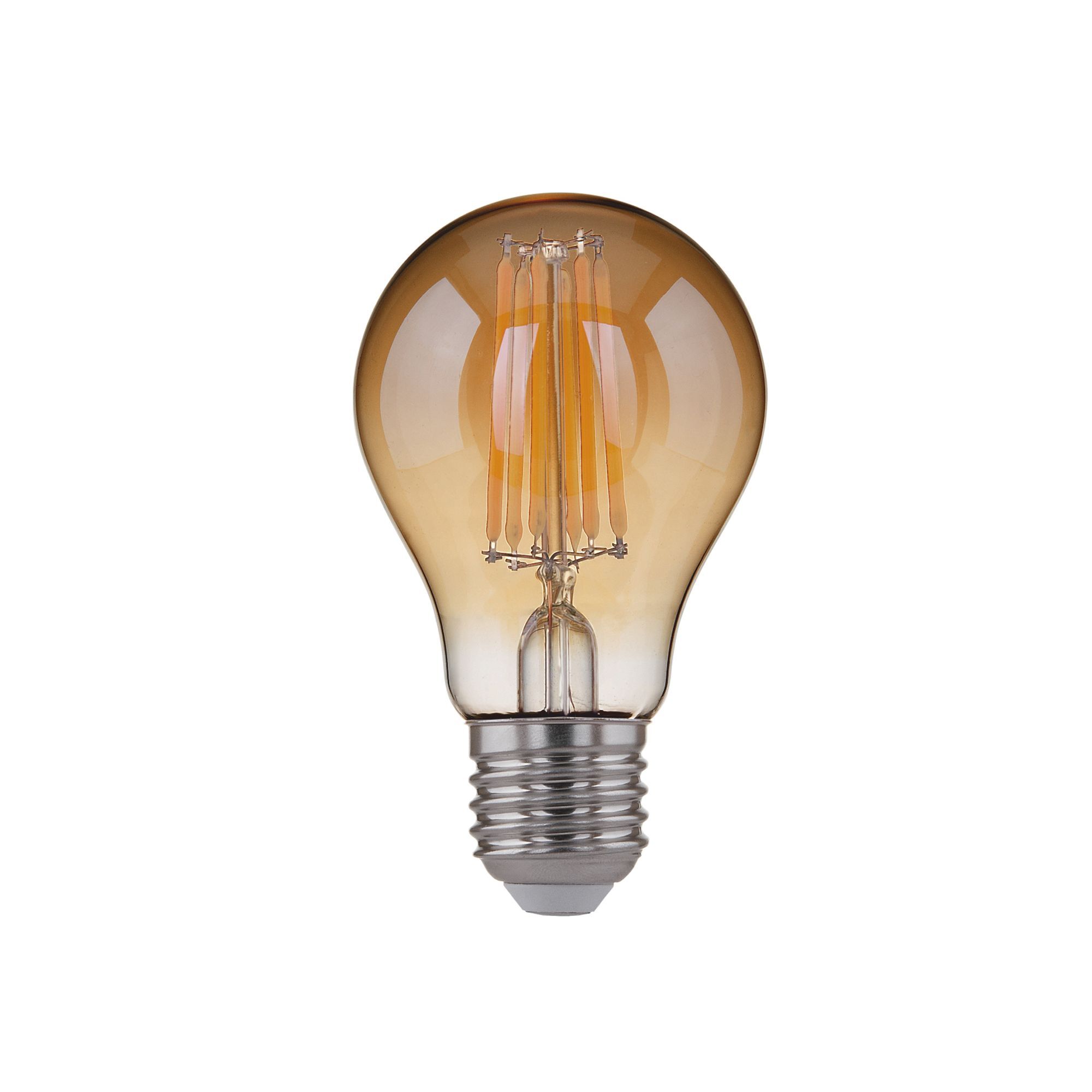 фото Лампа светодиодная филаментная elektrostandard e27 3300к 12 вт 1300 лм 230 в груша тонированная