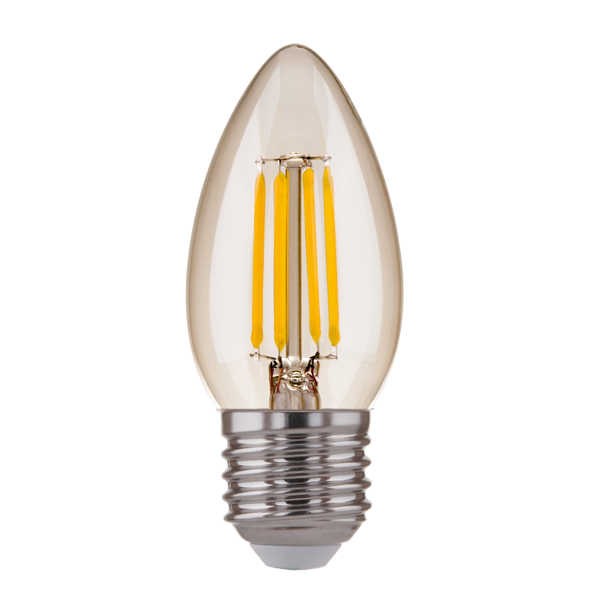 фото Лампа светодиодная филаментная elektrostandard e27 4200к 9 вт 1000 лм 230 в свеча прозрачная