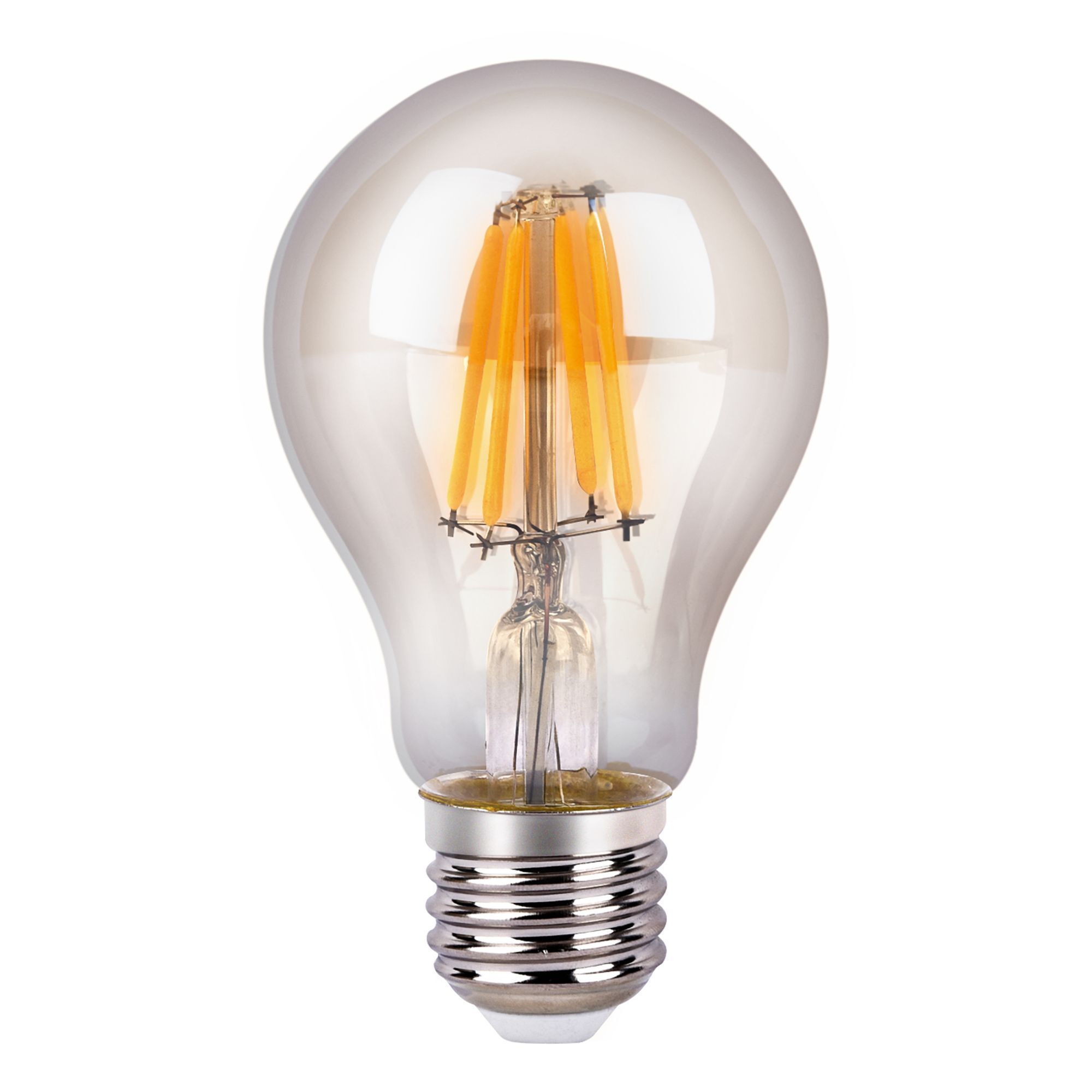 Лампа светодиодная филаментная Elektrostandard E27 3300К 8 Вт 1000 Лм 230 В груша тонированная лампа светодиодная филаментная elektrostandard е27 3300к 8 вт 780 лм 230 в шар прозрачная