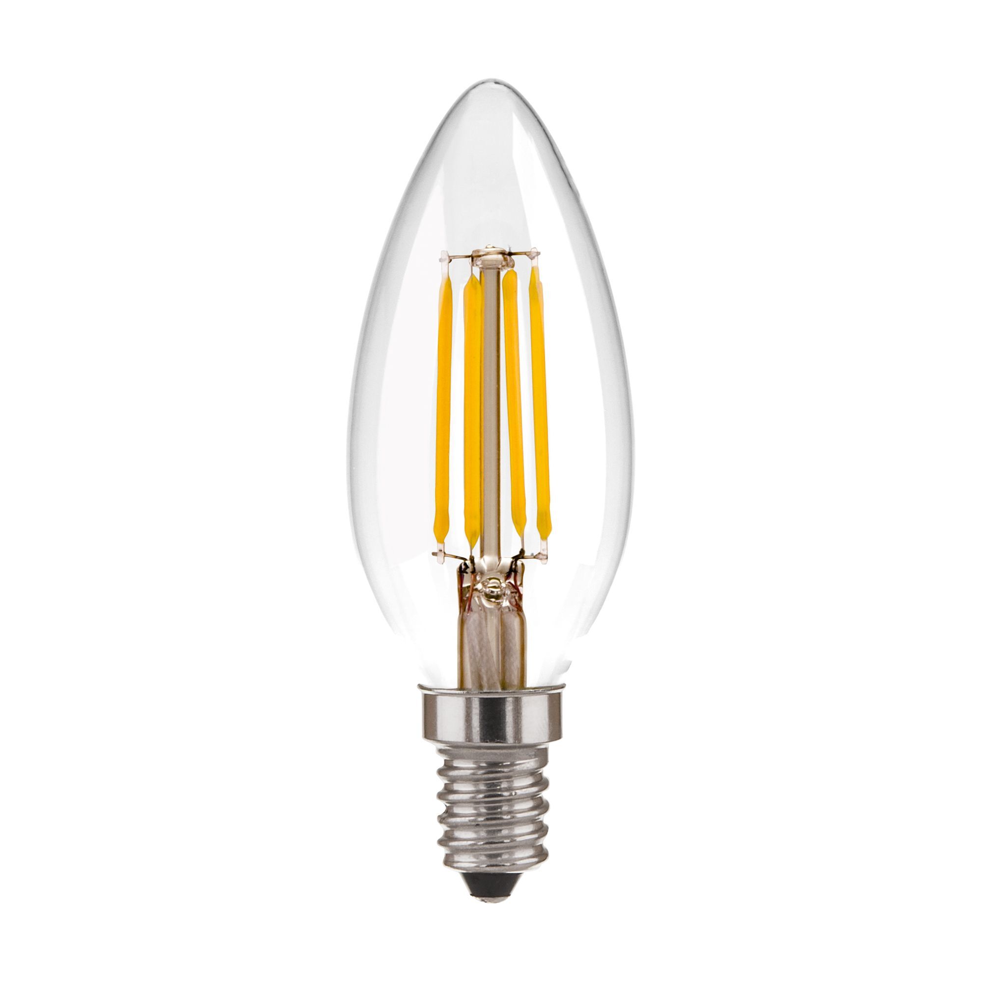 фото Лампа светодиодная филаментная elektrostandard e14 3300к 9 вт 1000 лм 230 в свеча прозрачная