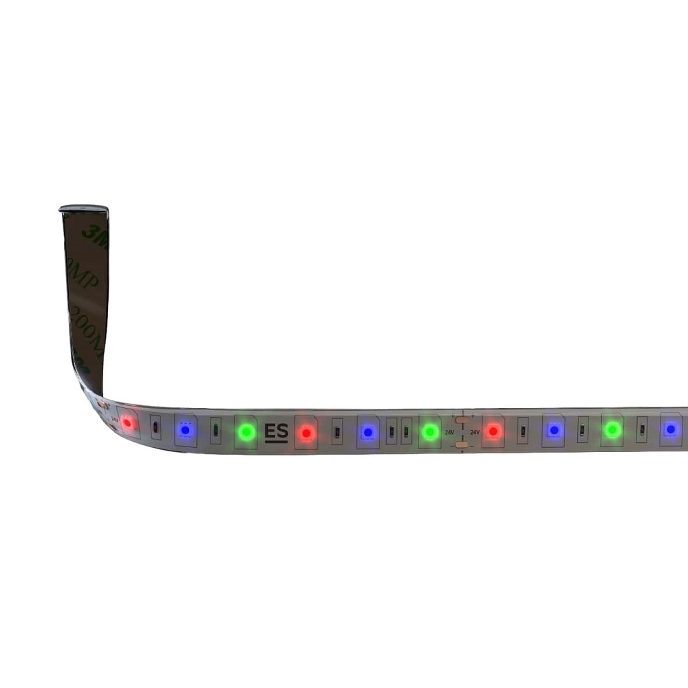 Лента светодиодная SMD 5050 RGB свет 24 В 14,4 Вт/м 5 м IP65 Elektrostandard (a052978)