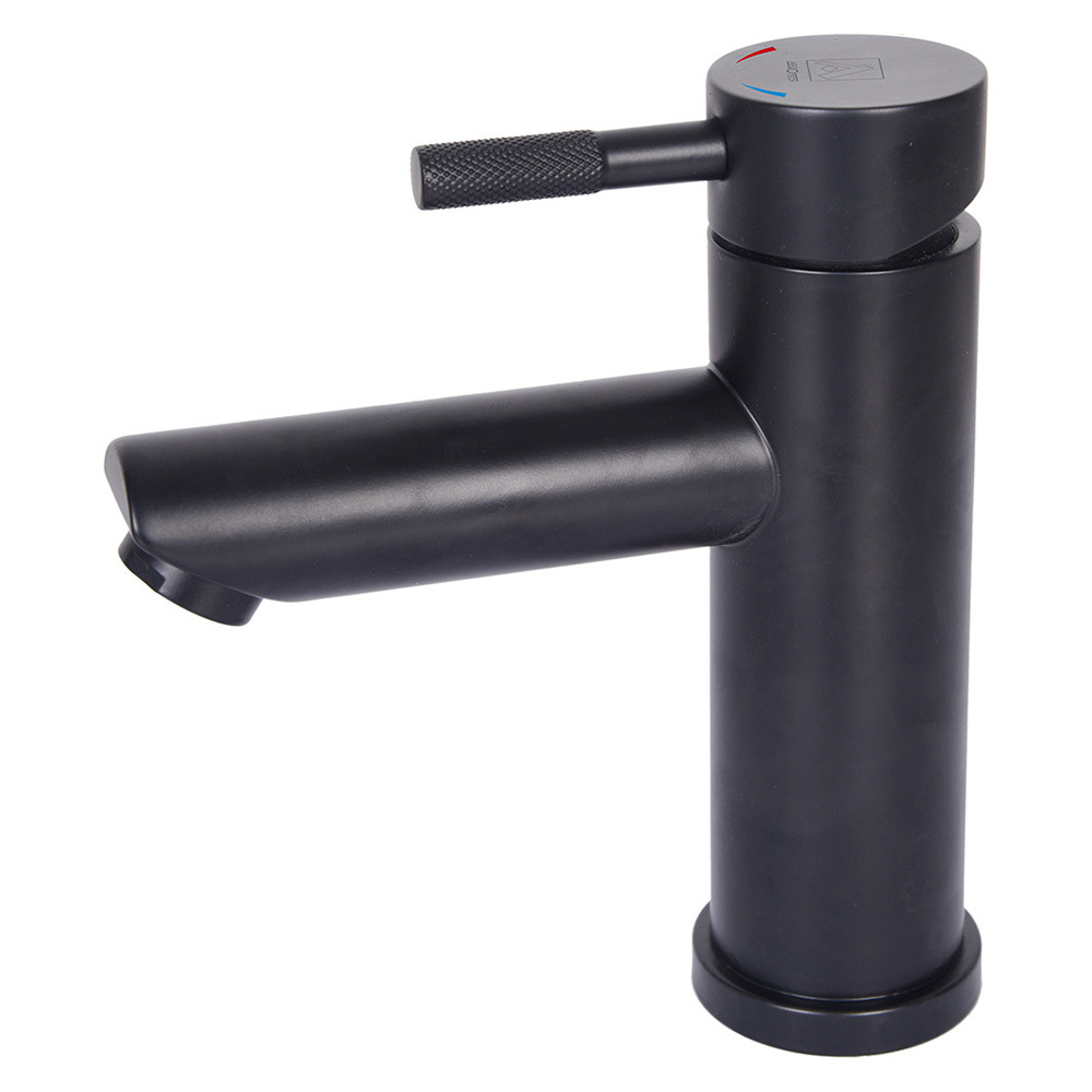 Смеситель для раковины ARGOtech Solid черный однорычажный (35-04 SOLID black) смеситель для ванны argotech solid черный однорычажный с