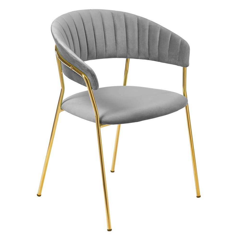 Стул-кресло Turin серый (FR 0910) стул кресло turin пудровый 2 шт fr 0161p