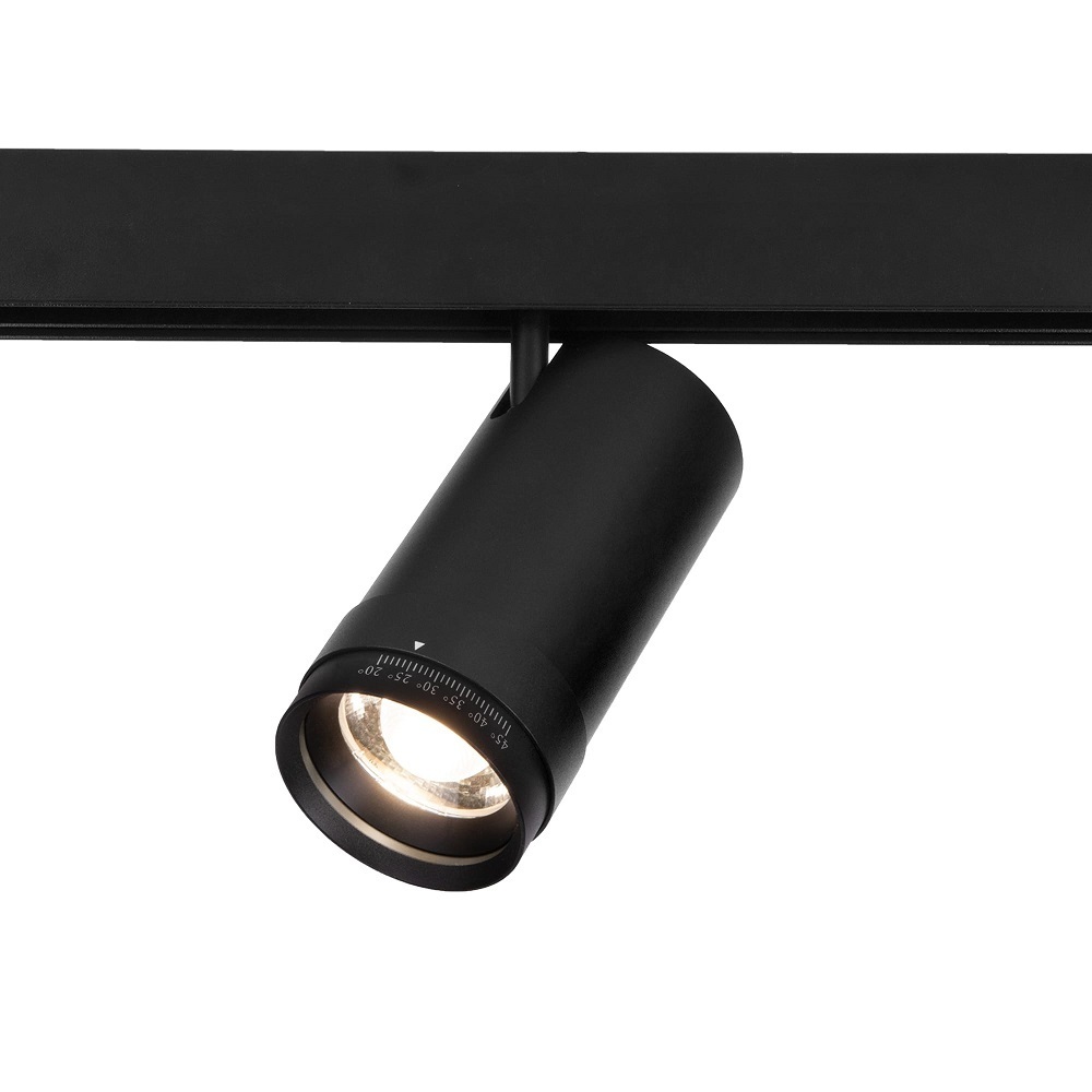 фото Светодиодный трековый светильник elektrostandard slim magnetic 4200к 25 вт 7,1 кв.м черный (85045/01)