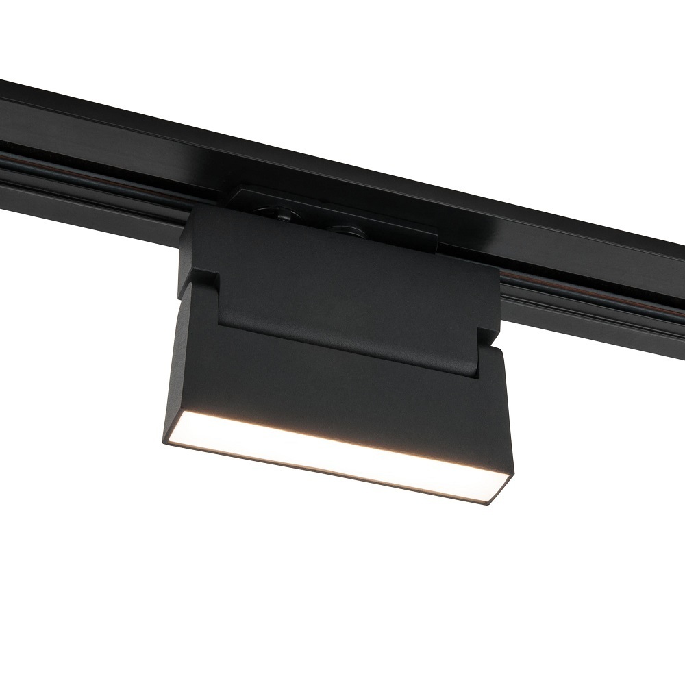 фото Светодиодный трековый светильник elektrostandard arda 4200к 10 вт 2,5 кв.м черный (85015/01)