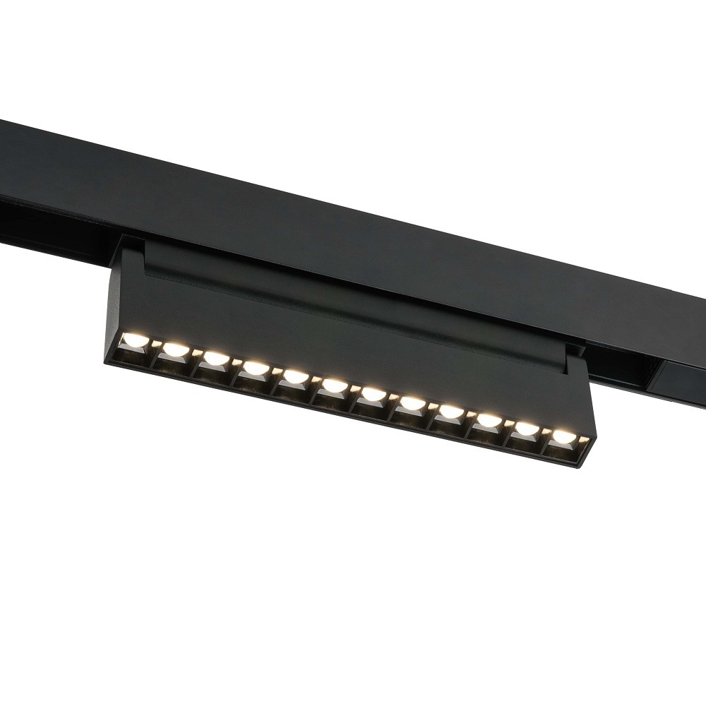 Светодиодный трековый светильник магнитный Elektrostandard Slim Magnetic 4200К 12 Вт 3,2 кв.м черный (85010/01)