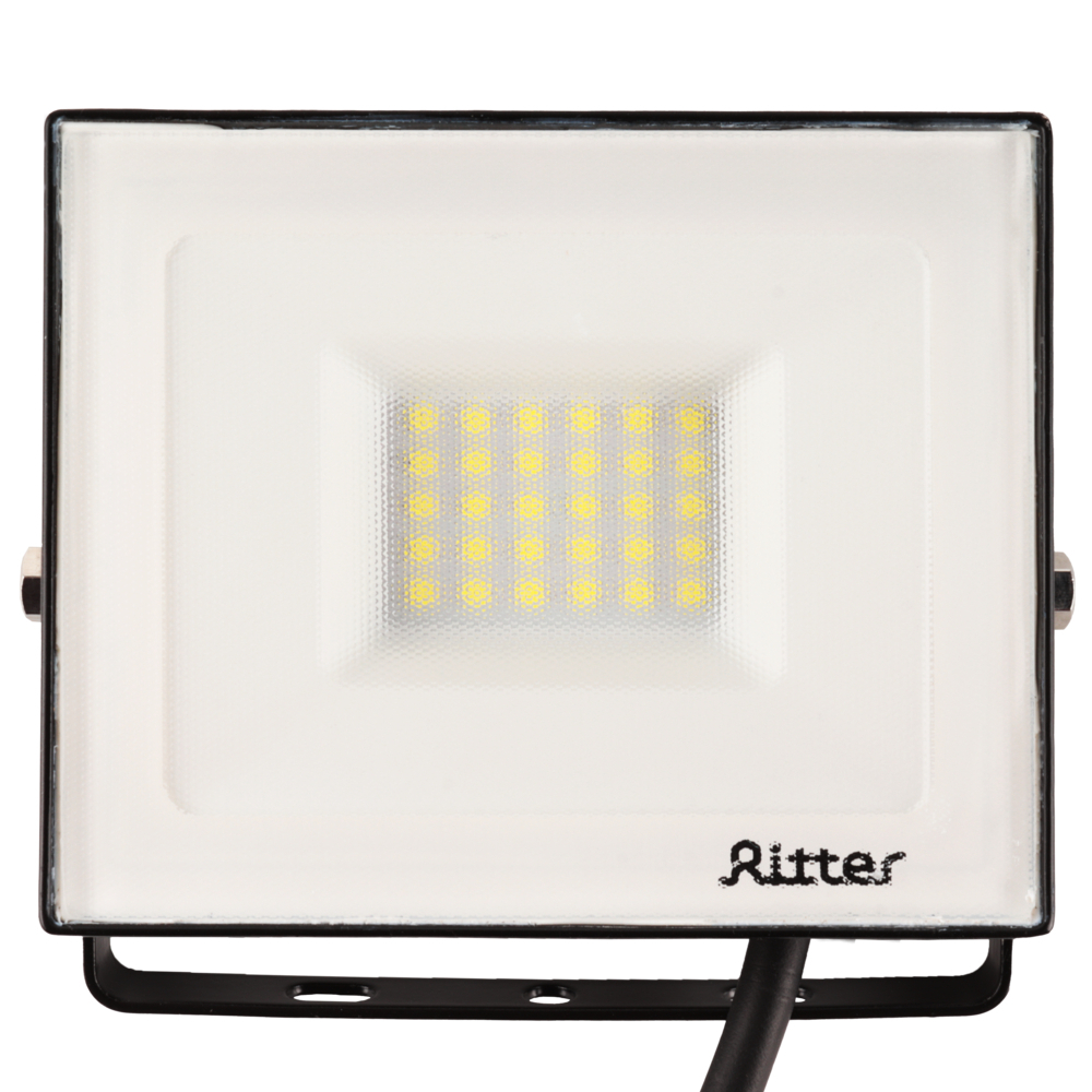 

Прожектор светодиодный Ritter Profi 6500K 30 Вт IP65 черный