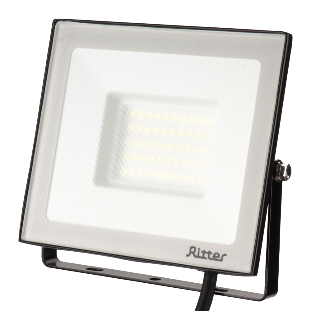 Прожектор светодиодный Ritter Profi 2700К 50 Вт IP65 черный (53428 4) прожектор светодиодный ritter 29126