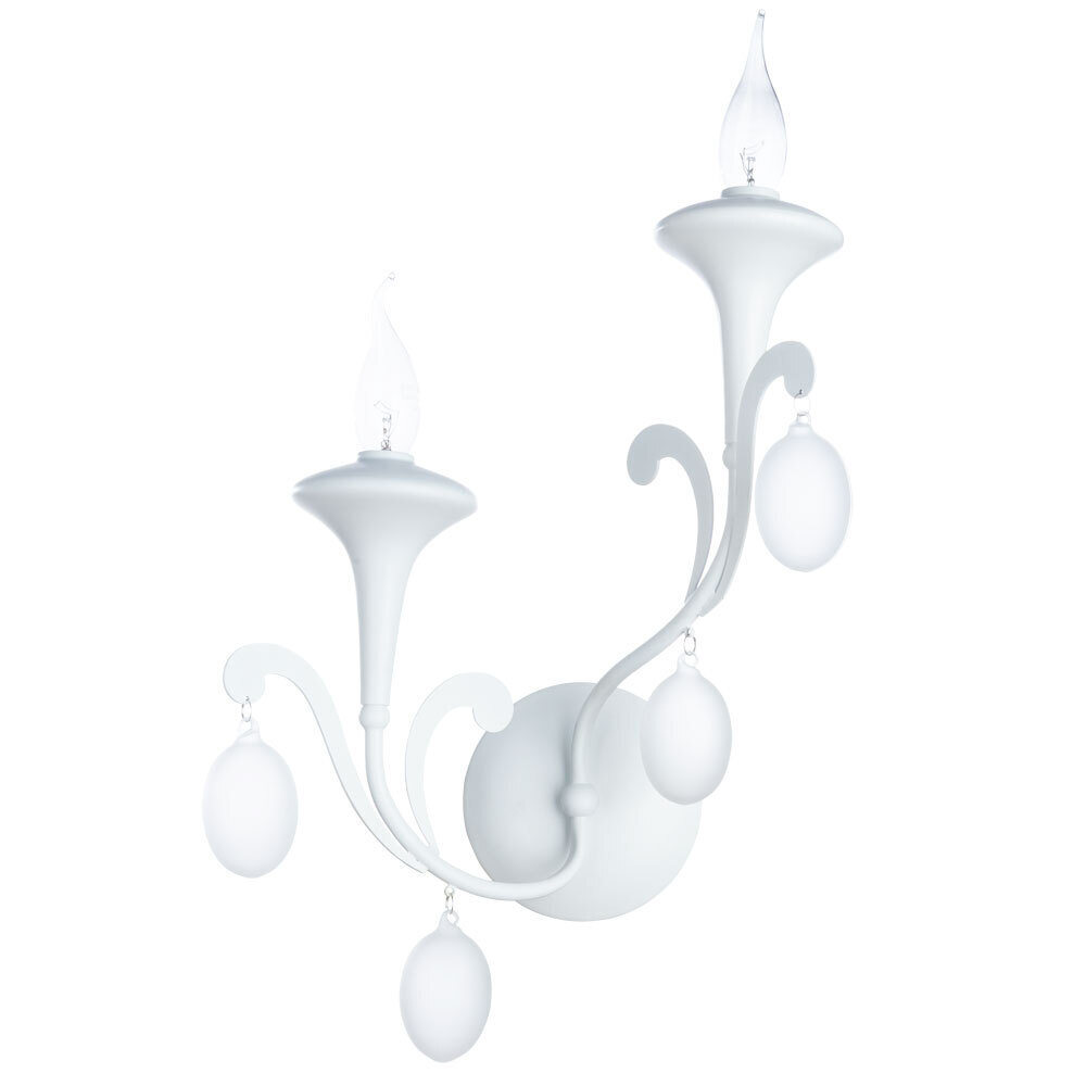 фото Бра arte lamp montmartre (a3239ap-2wh) e14 40 вт 220 в белое ip20