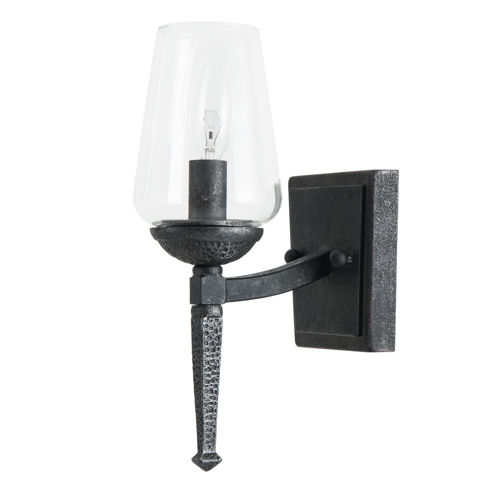 фото Бра arte lamp stefan (a1722ap-1ba) e14 60 вт 220 в черное ip20