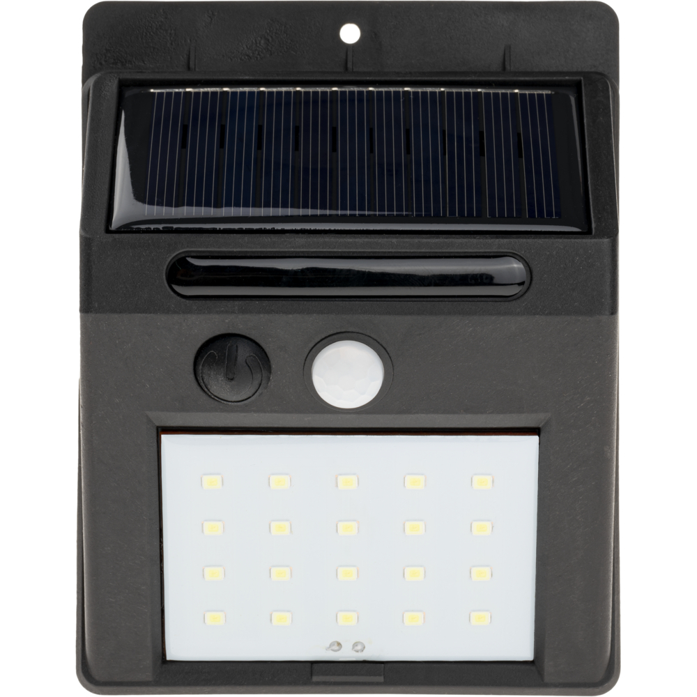 Светильник светодиодный садово-парковый настенный Düwi Solar черный 6500К 4 Вт IP65 (25012 8) фонарь на солнечной батарее с датчиком движения уличный настенный светильник прожектор