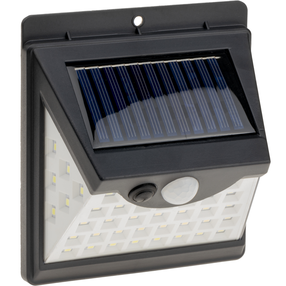 Светильник светодиодный садово-парковый настенный Düwi Solar черный 6500К 8 Вт IP65 (25014 2) светильник настенный уличный inspire rovai на солнечных батареях с датчиком движения холодный белый свет цвет чёрный