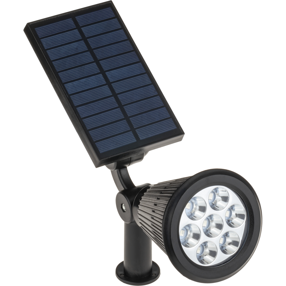 фото Светильник светодиодный садово-парковый düwi solar черный 290 мм 6500к 1,5 вт ip65 (25032 6)