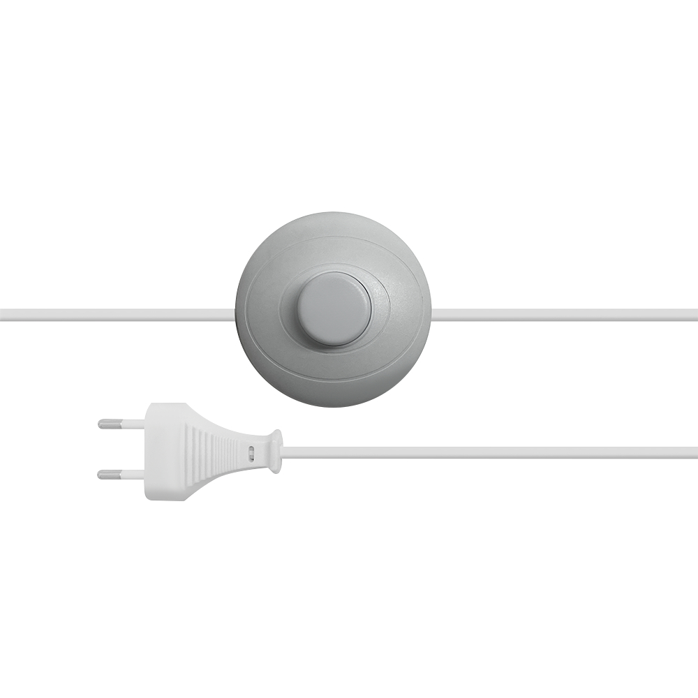 Кабель для светильника Düwi IP20 230 В 2 м с выключателем белый (28580 9) кабель для светильника düwi ip20 230 в 1 8 м белый 28562 5