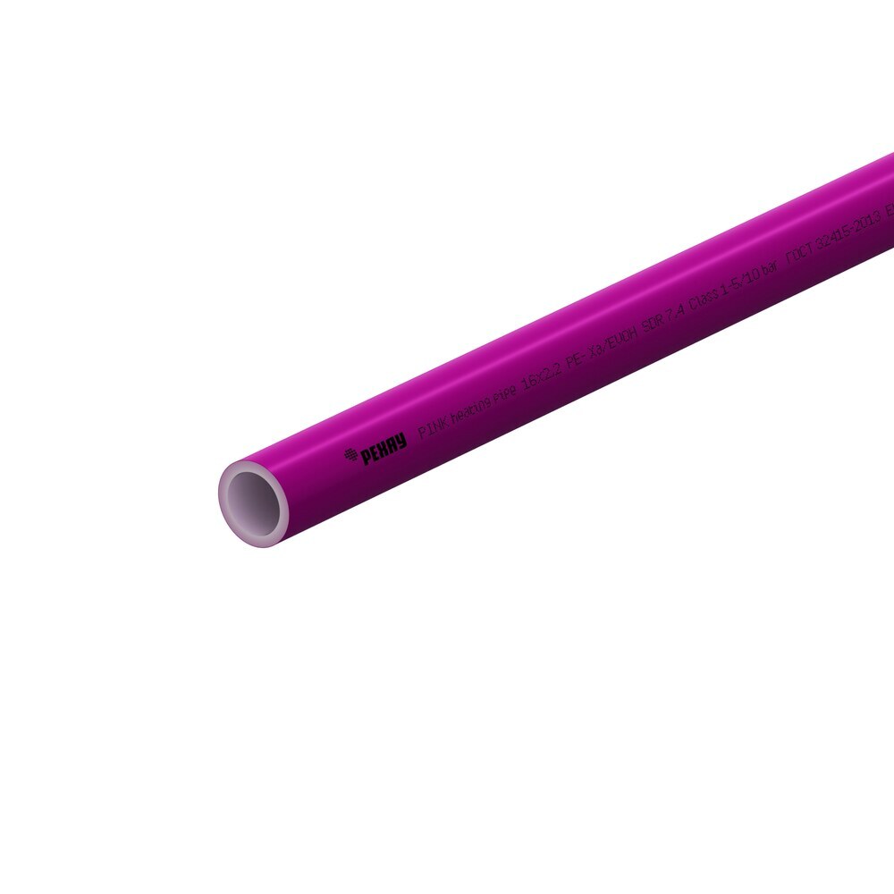 Труба из сшитого полиэтилена PE-Xa Rehau Rautitan Pink 16х2,2 мм PN10 (11360423120) труба из сшитого полиэтилена rehau rautitan stabil 16 2x2 6 pe xa ai pe pn10 95°с отрезок 1м