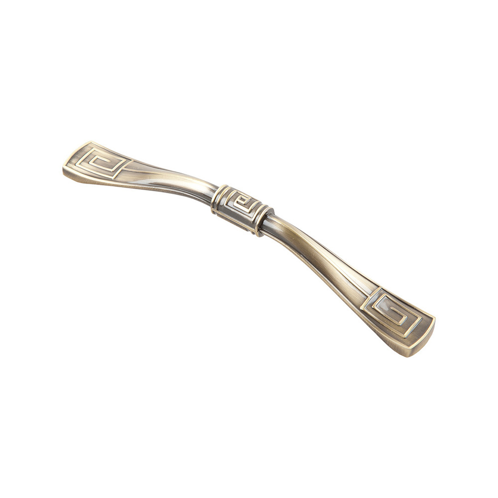 Ручка-скоба мебельная Kerron Classic 150 мм металлическая античная бронза (RS-031-128 AB)