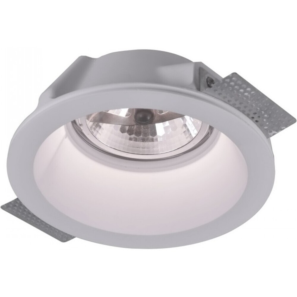 фото Светильник встраиваемый g5.3 50 вт d200х75 мм ip20 arte lamp invisible (a9270pl-1wh) белый