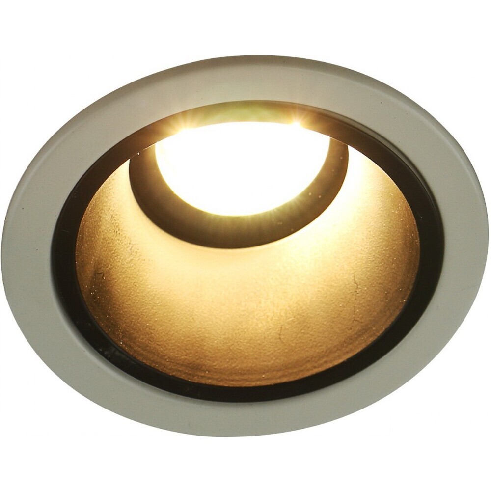 фото Светильник встраиваемый gu10 50 вт d110х49 мм ip20 arte lamp taurus (a6663pl-1bk) черный