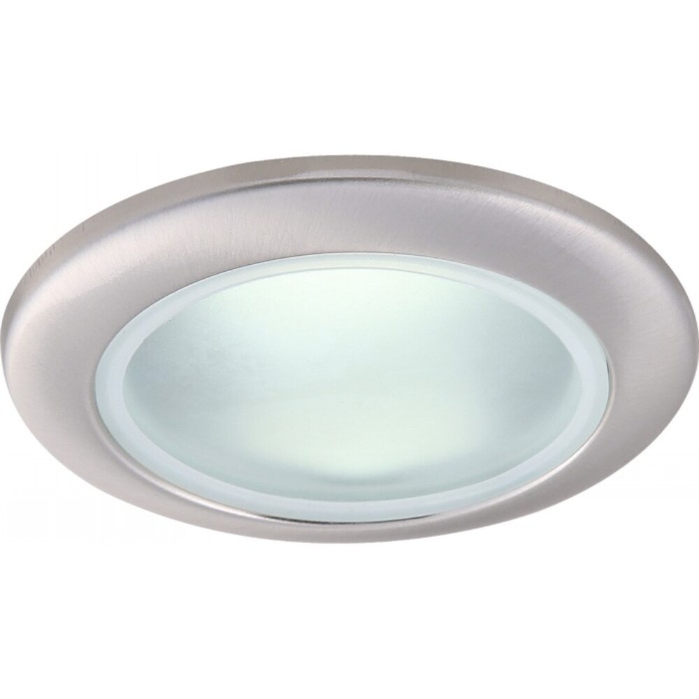 фото Светильник встраиваемый gu10 50 вт d91х30 мм ip44 arte lamp aqua (a2024pl-1ss) серебро