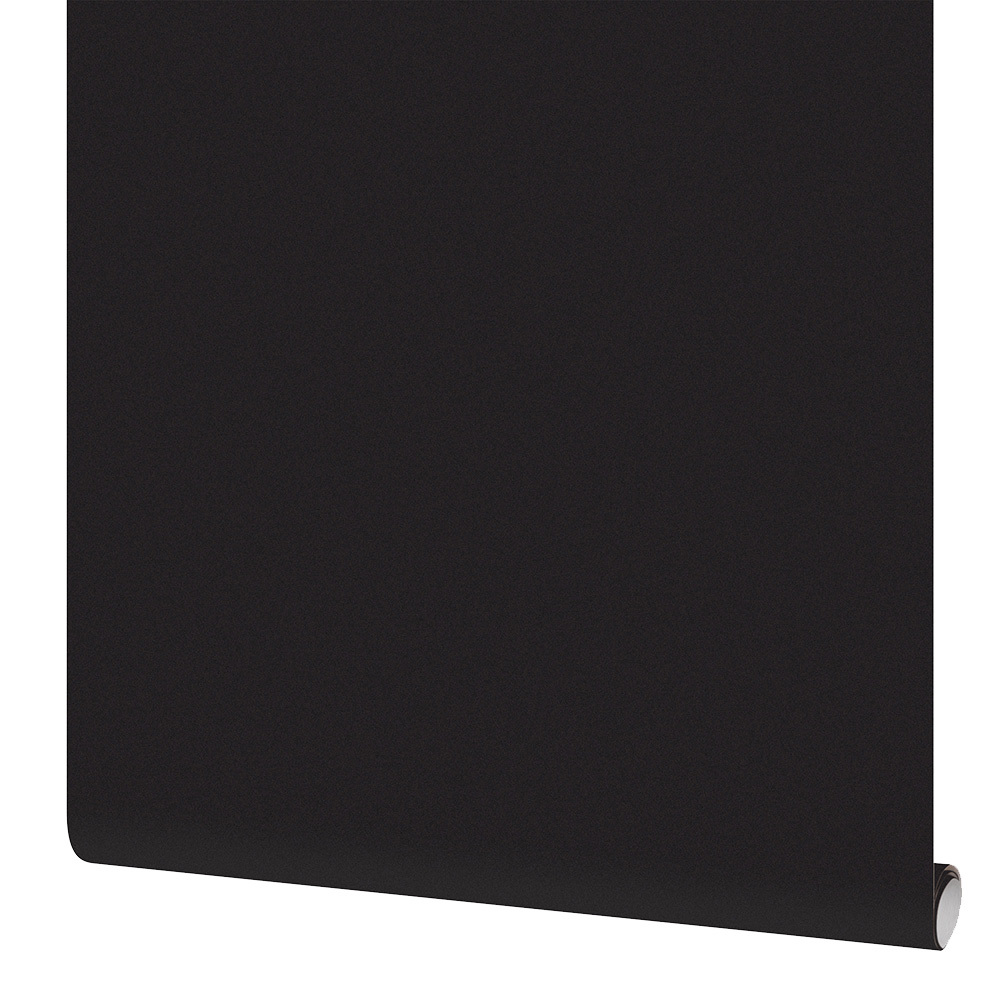 фото Пленка статическая декоративная для окон однотонный черная 0,45х1,5 м deluxe
