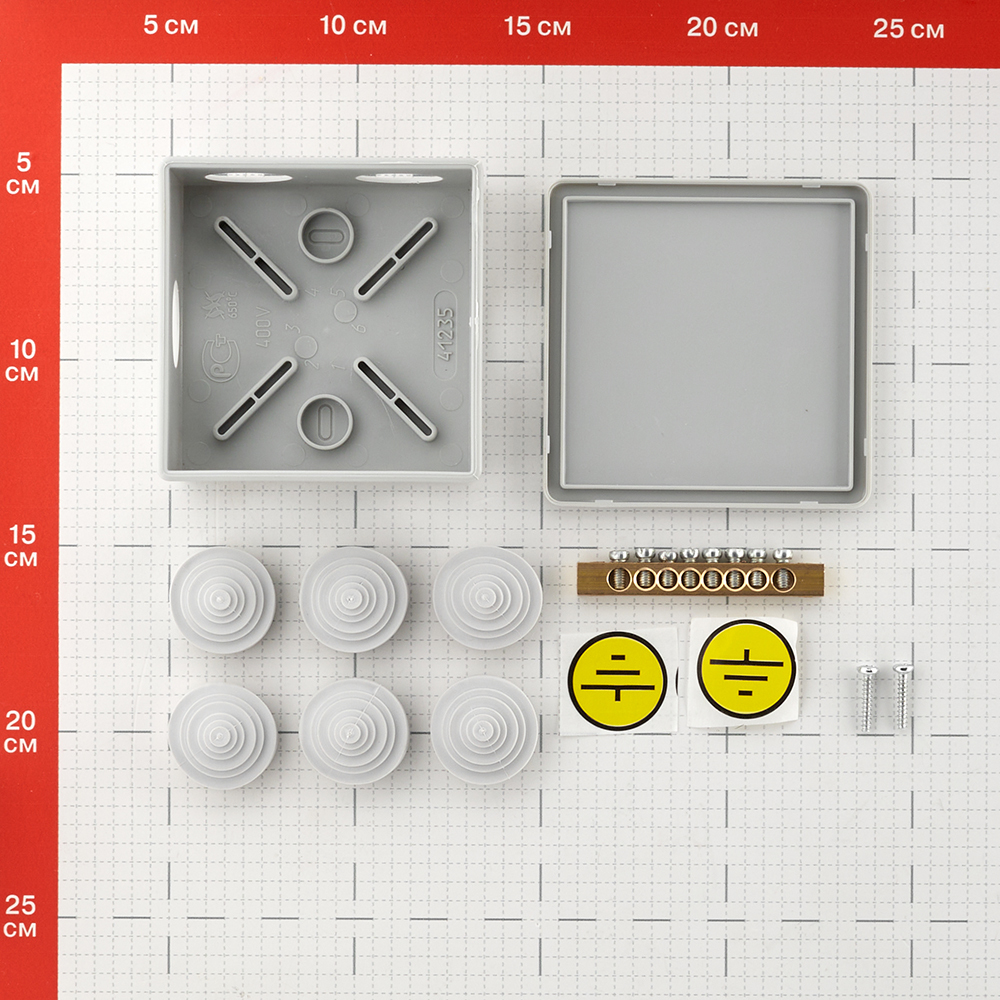 Коробка уравнивания потенциалов 85х85х40 мм IP44 Greenel (GE41360) Вид№4