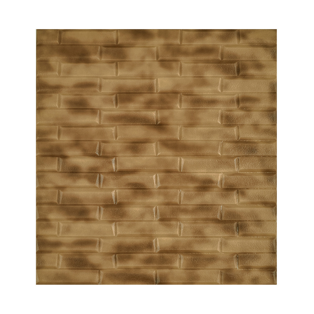 фото Панель самоклеящаяся пвх 700x770x6 мм lako decor 3d кофейно-белый мрамор 5,4 кв.м (10 шт.)