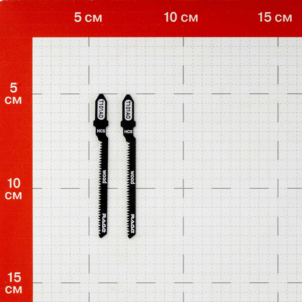 Пилки для лобзика Rage by Vira T101AO (552036) по дереву L50 мм криволинейный рез (2 шт.) Вид№2