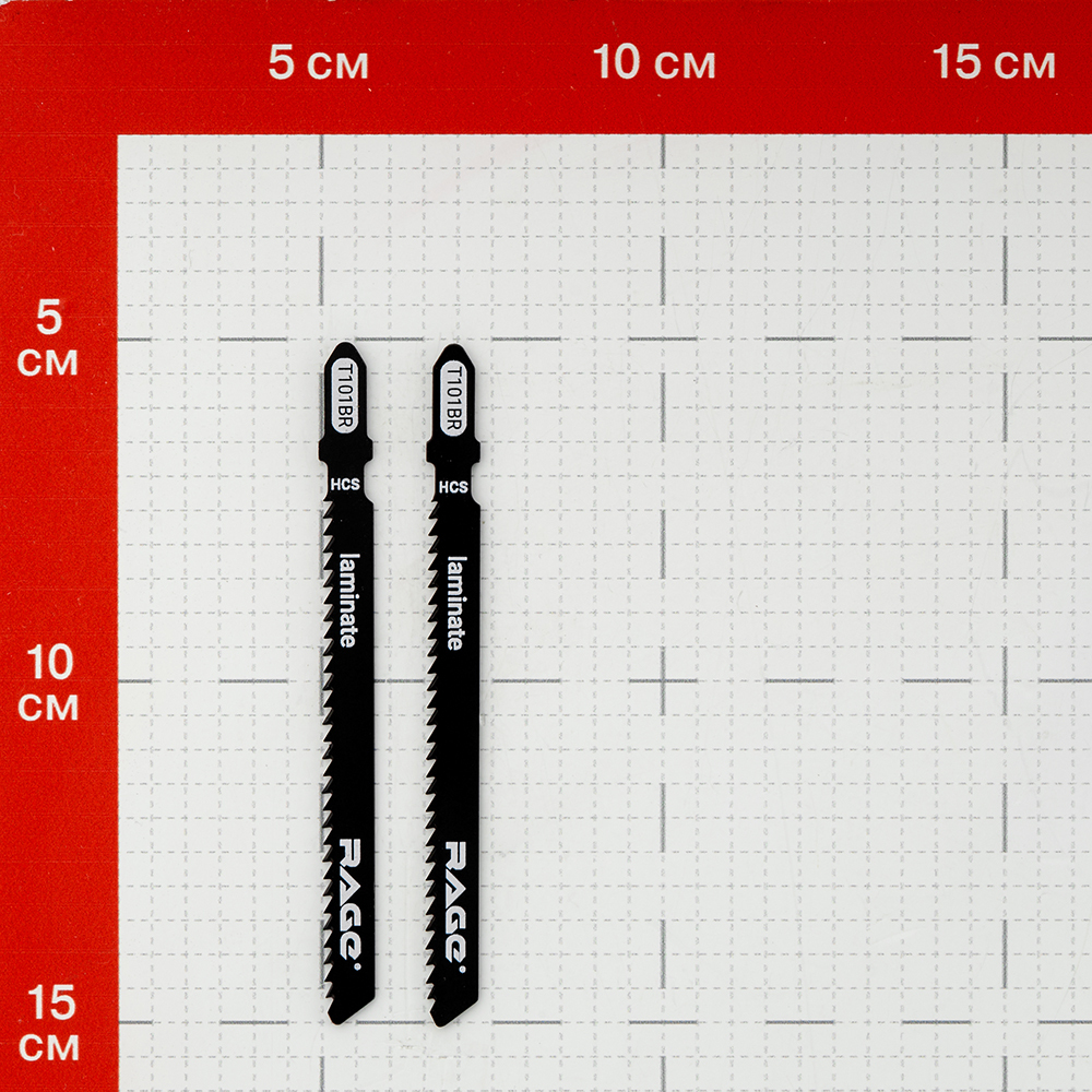 Пилки для лобзика Rage by Vira T101BR (552033) по дереву L75 мм чистый рез (2 шт.) Вид№2