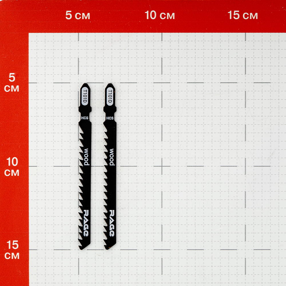 Пилки для лобзика Rage by Vira T101D (552028) по дереву L75 мм быстрый рез (2 шт.) Вид№2