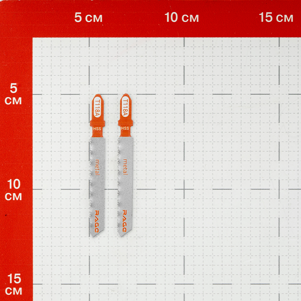 Пилки для лобзика Rage by Vira T118A (552038) по металлу L50 мм чистый рез (2 шт.) Вид№2