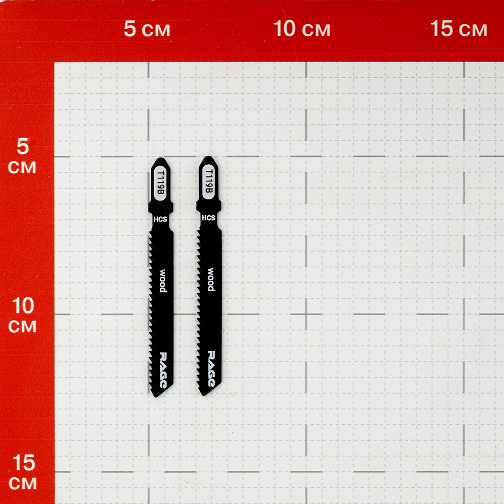 Пилки для лобзика Rage by Vira T119B (552026) по дереву L50 мм быстрый рез (2 шт.) Вид№2