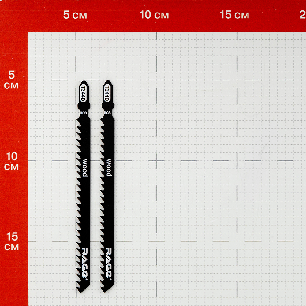 Пилки для лобзика Rage by Vira T344D (552024) по дереву L110 мм быстрый рез (2 шт.) Вид№3