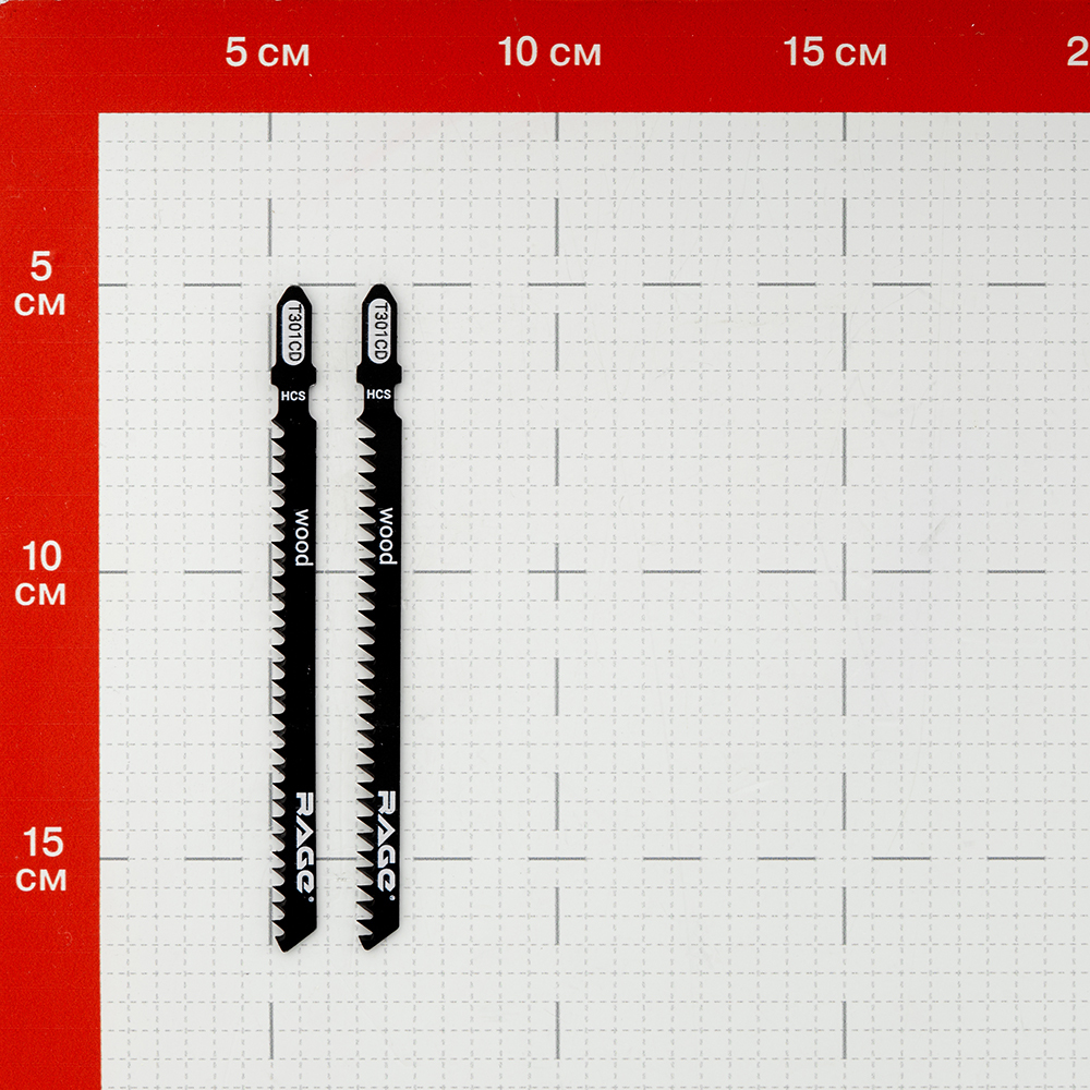 Пилки для лобзика Rage by Vira T301CD (552030) по дереву L90 мм чистый рез (2 шт.) Вид№3
