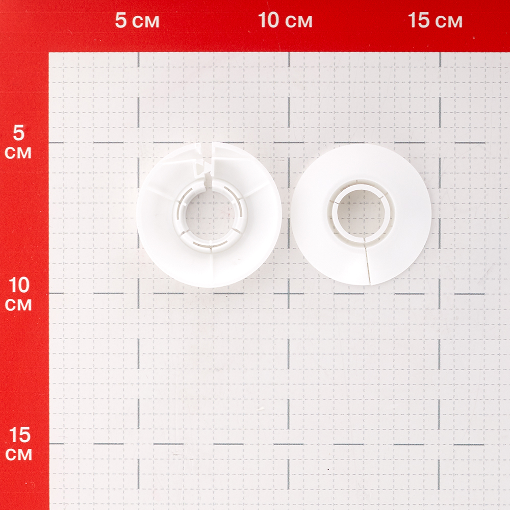 Обвод для труб ПВХ декоративный Ideal 16-22 мм белый (2 шт.) Вид№2