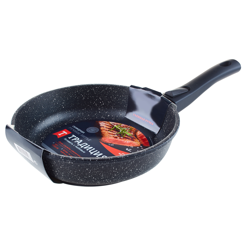 

Сковорода Традиция Гранит d24 см литой алюминий с антипригарным покрытием (60067517)