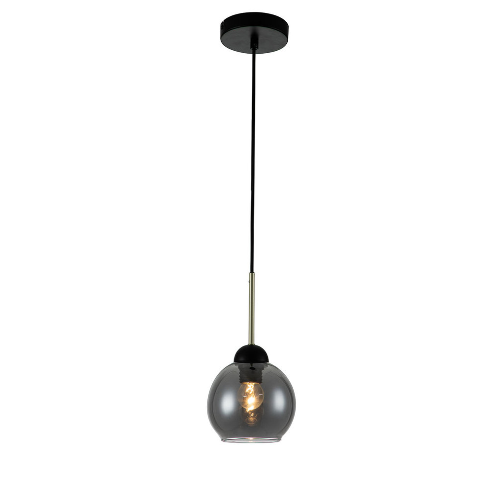 Светильник подвесной Indigo Grappoli E27 60 Вт 3 кв.м черный IP20 (V000218) светильник подвесной indigo sera e27 60 вт 3 кв м черный ip20 v000081