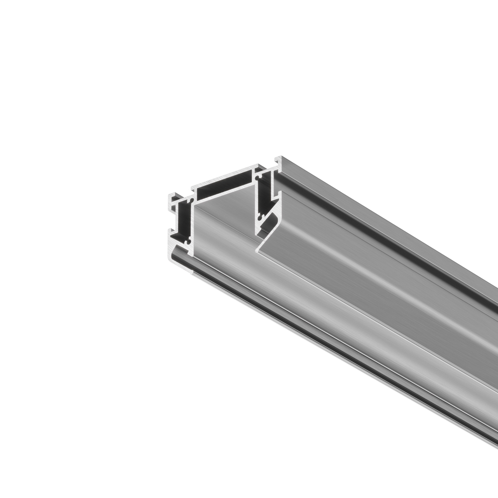Профиль для установки в натяжной потолок трехфазного шинопровода Maytoni Trinity 2 м серебро (TRA005MP-312S)