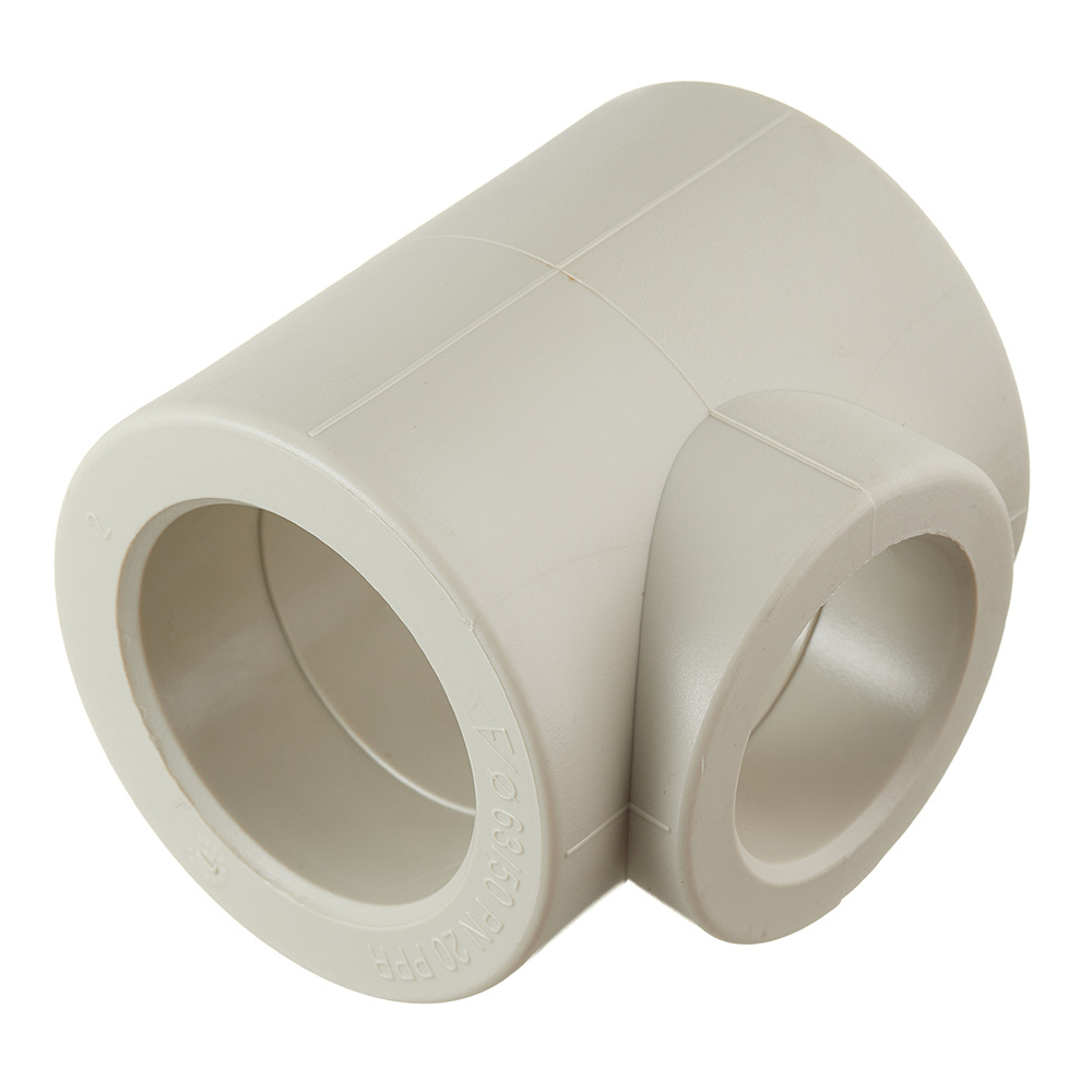 

Тройник полипропиленовый FV-Plast переходный 63 х 50 х 63 мм (212063050), Серый