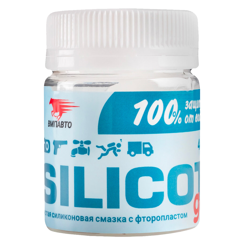 Смазка ВМПАВТО Silicot Gel 40 г силиконовая смазка silicot rezin 70 мл флакон
