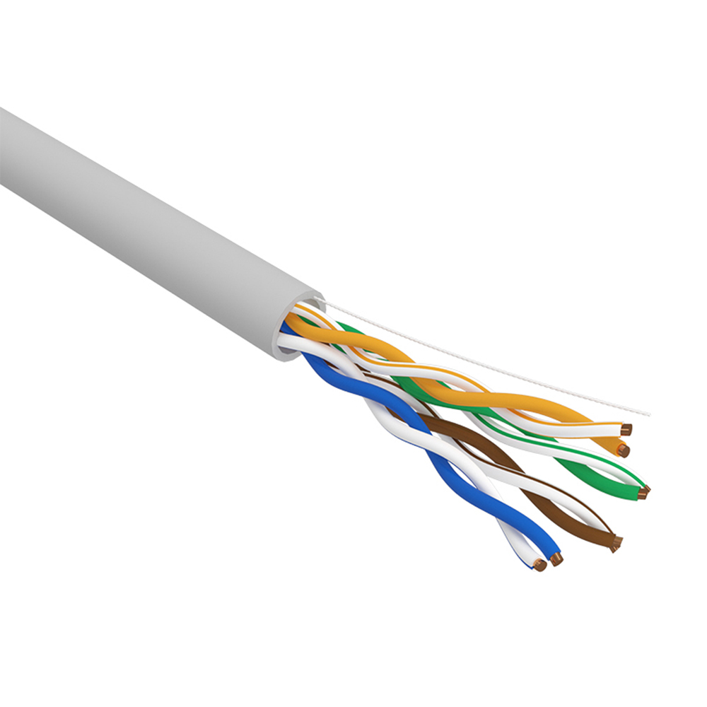 Интернет-кабель (витая пара) UTP 4PR CAT5e 4х2х0,5 мм Proconnect Light (305 м) интернет кабель витая пара f utp 4pr cat5e 4х2х0 51 мм экранированный lszh hyperline 305 м