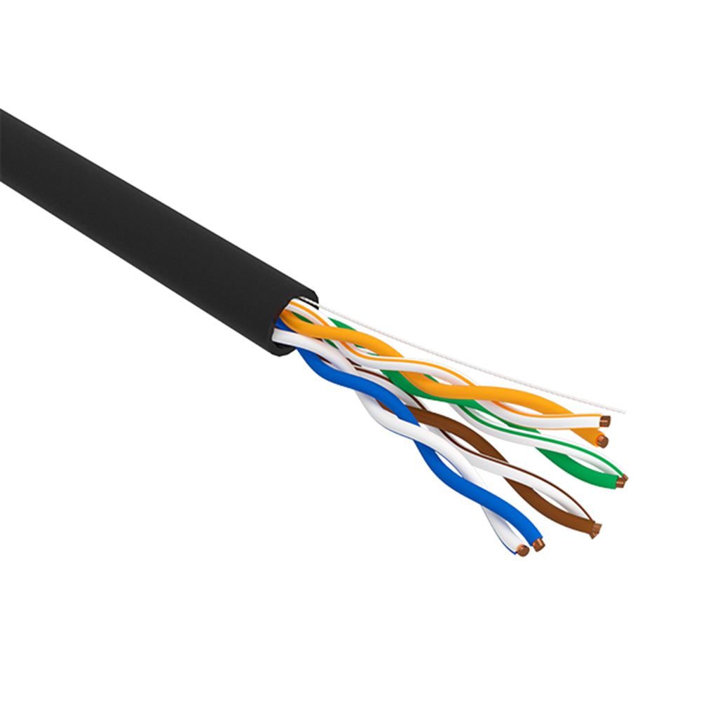 Интернет-кабель (витая пара) UTP 4PR CAT5e 4х2х0,51 мм Rexant (305 м) интернет кабель витая пара u utp 4pr cat5e 4х2х0 45 мм ldpe generica