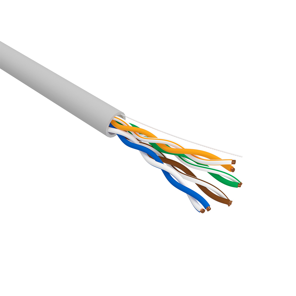 Интернет-кабель (витая пара) UTP 4PR CAT5e 4х2х0,48 мм Proconnect (305 м) интернет кабель витая пара utp 4pr cat5e 4х2х0 5 мм proconnect light 305 м
