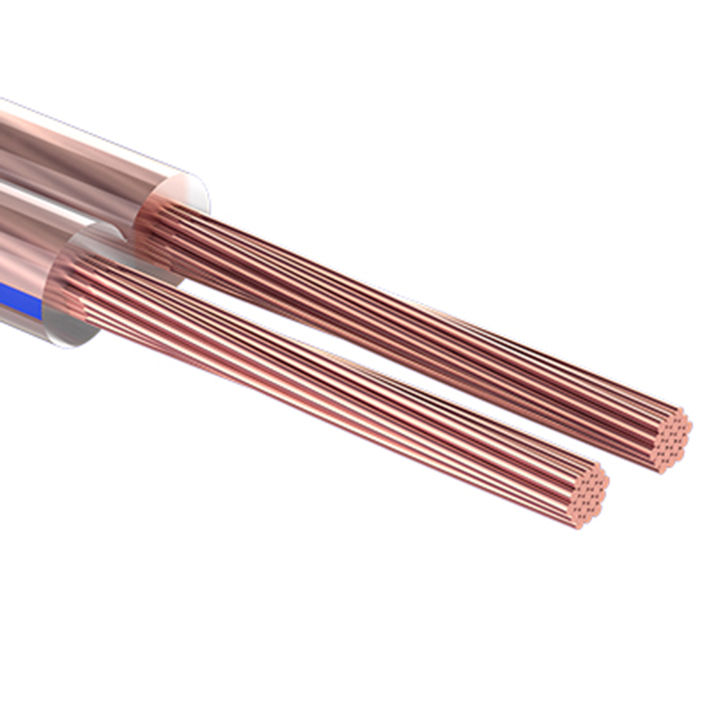 Кабель акустический 2x0,35 мм прозрачный Rexant Blue Line (20 м) — купить в СанктПетербурге