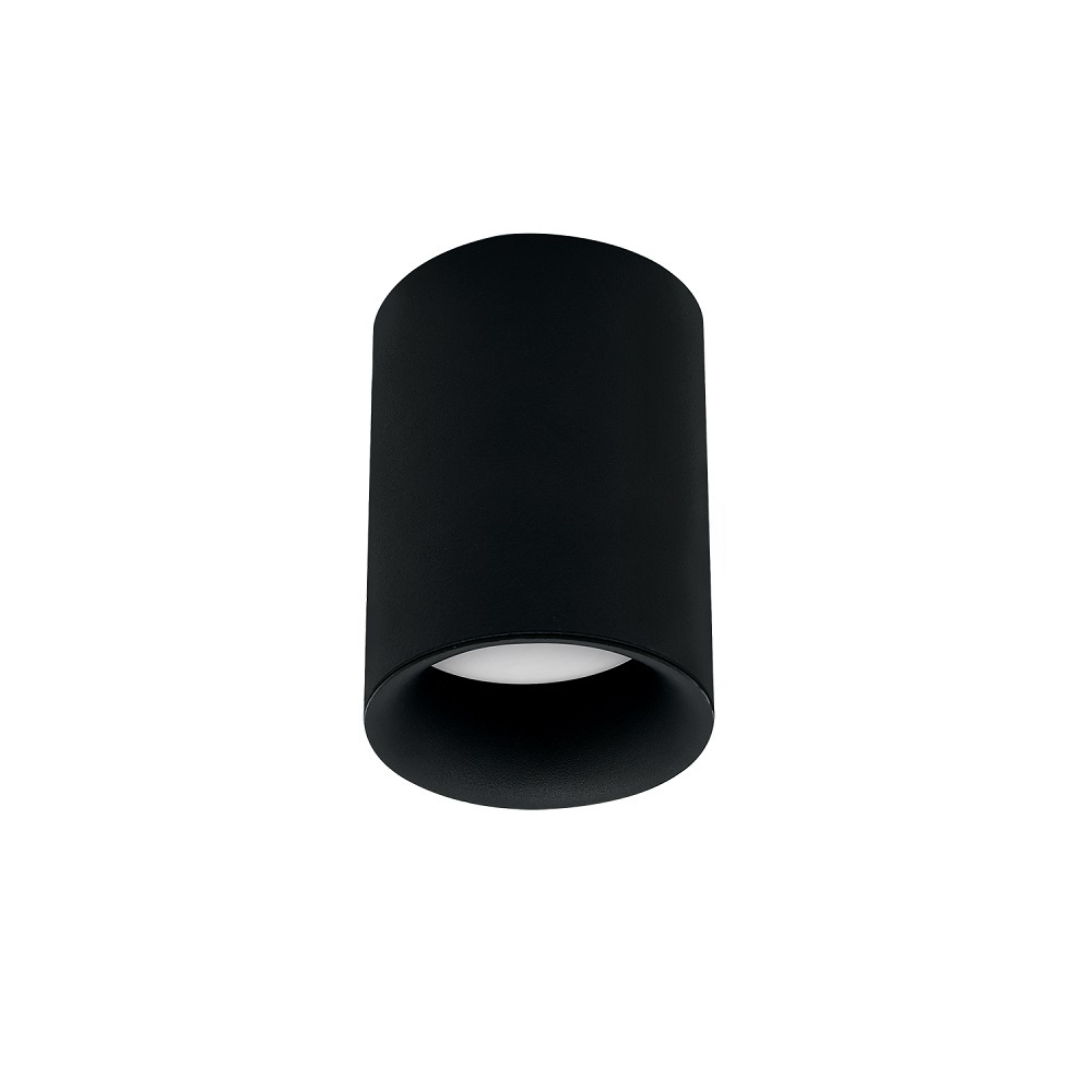 фото Светильник потолочный gu10 15 вт 70x100 мм ip20 in home нпб (4690612046747) черный