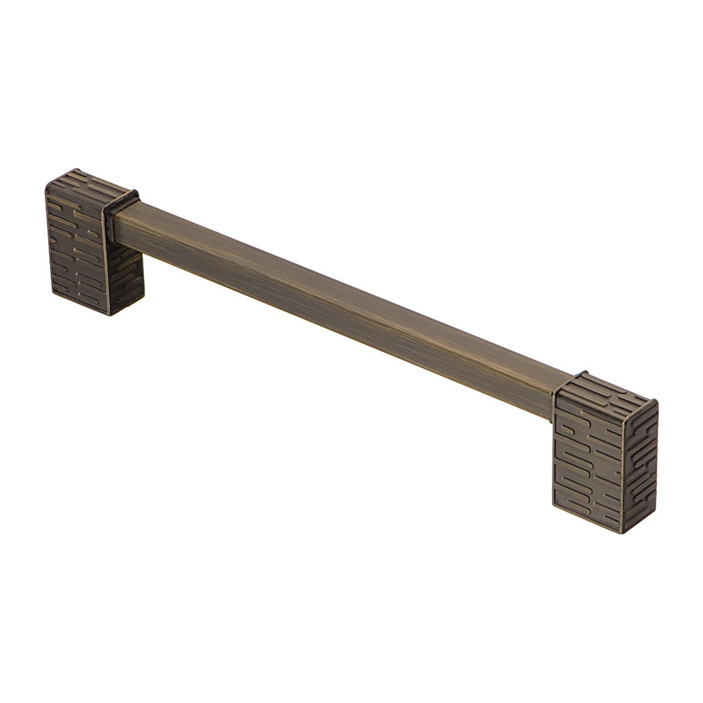 Ручка-скоба мебельная Kerron Elite 183 мм металлическая атласная бронза (EL-7210-160 MAB)