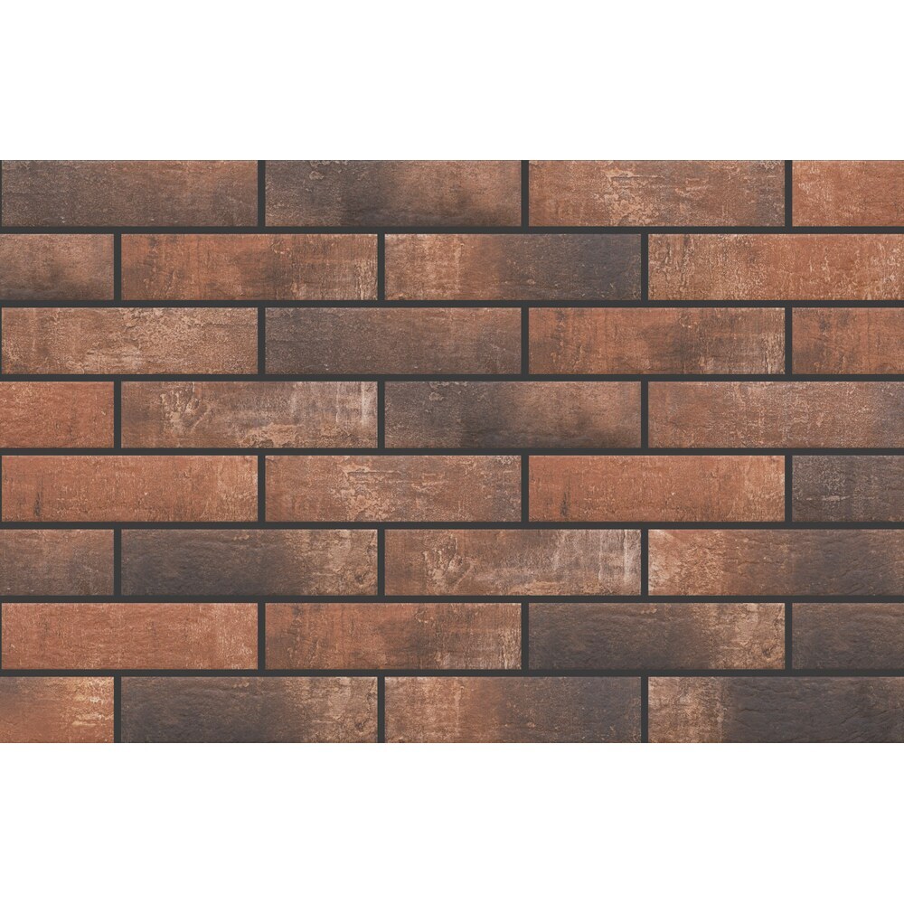Клинкерная плитка для фасада Loft brick 245х65х8 мм серо-коричневая (38 шт.=0,6 кв.м) клинкерная плитка для фасада foggia 245х65х8 мм черная 38 шт 0 6 кв м