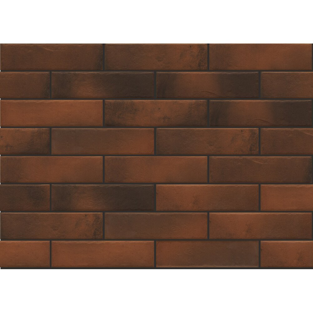 Клинкерная плитка для фасада Retro brick 245х65х8 мм орехово-коричневая (38 шт.=0,6 кв.м) клинкерная плитка для фасада foggia 245х65х8 мм черная 38 шт 0 6 кв м