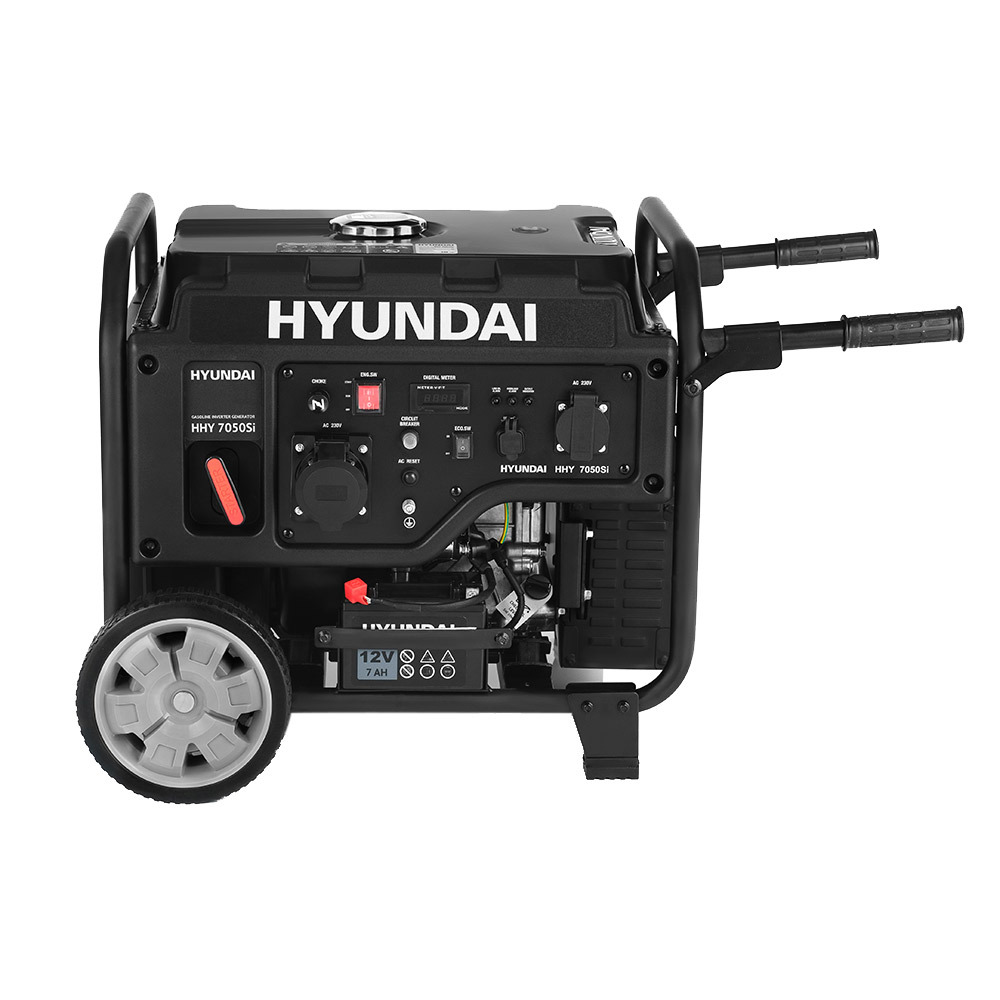 Генератор бензиновый Hyundai HHY 7050Si 5 кВт инверторного типа генератор бензиновый hyundai hhy 3050fe 3 квт